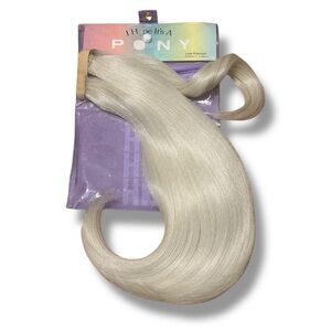INH Lola Ponytail Hair Extension in Platinum Blonde